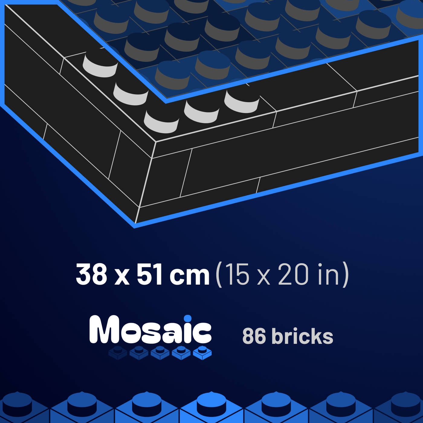 MOSAIC-kuvakehys - 38 x 51 cm (15 x 20 in)