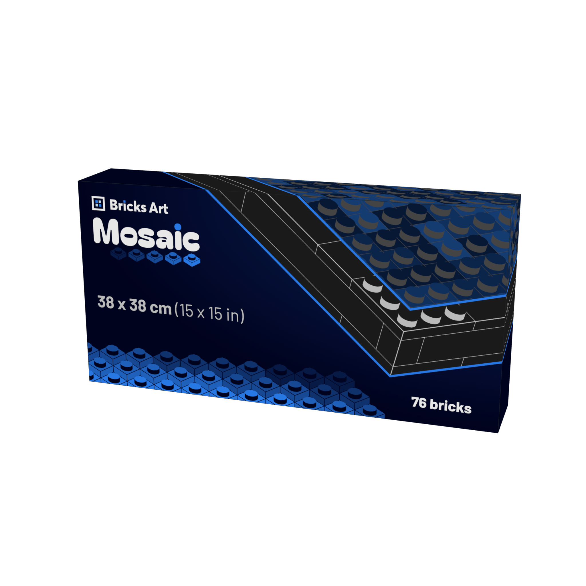 MOSAIC-tavelram - 38 x 38 cm (15 x 15 in)