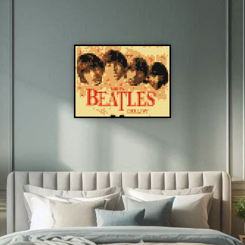 Affiche Beatles tournée USA