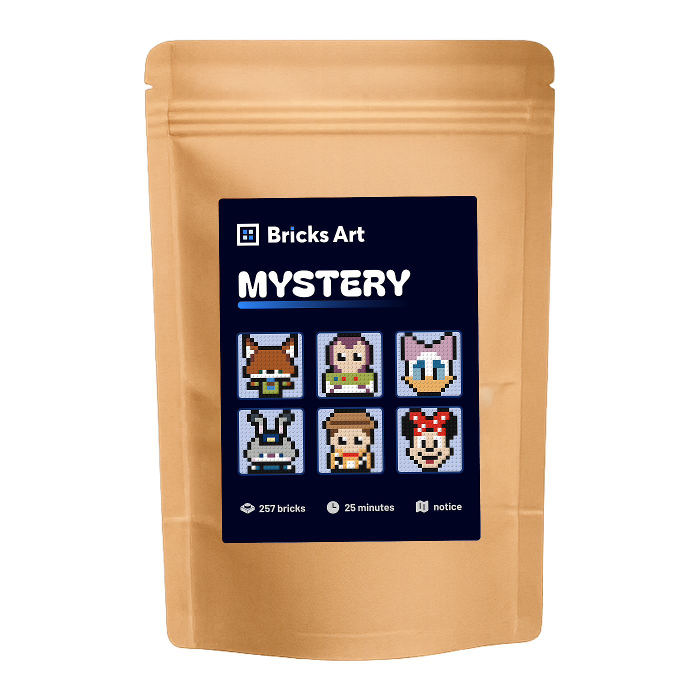 Pixel art mystère - Collection INSÉPARABLES