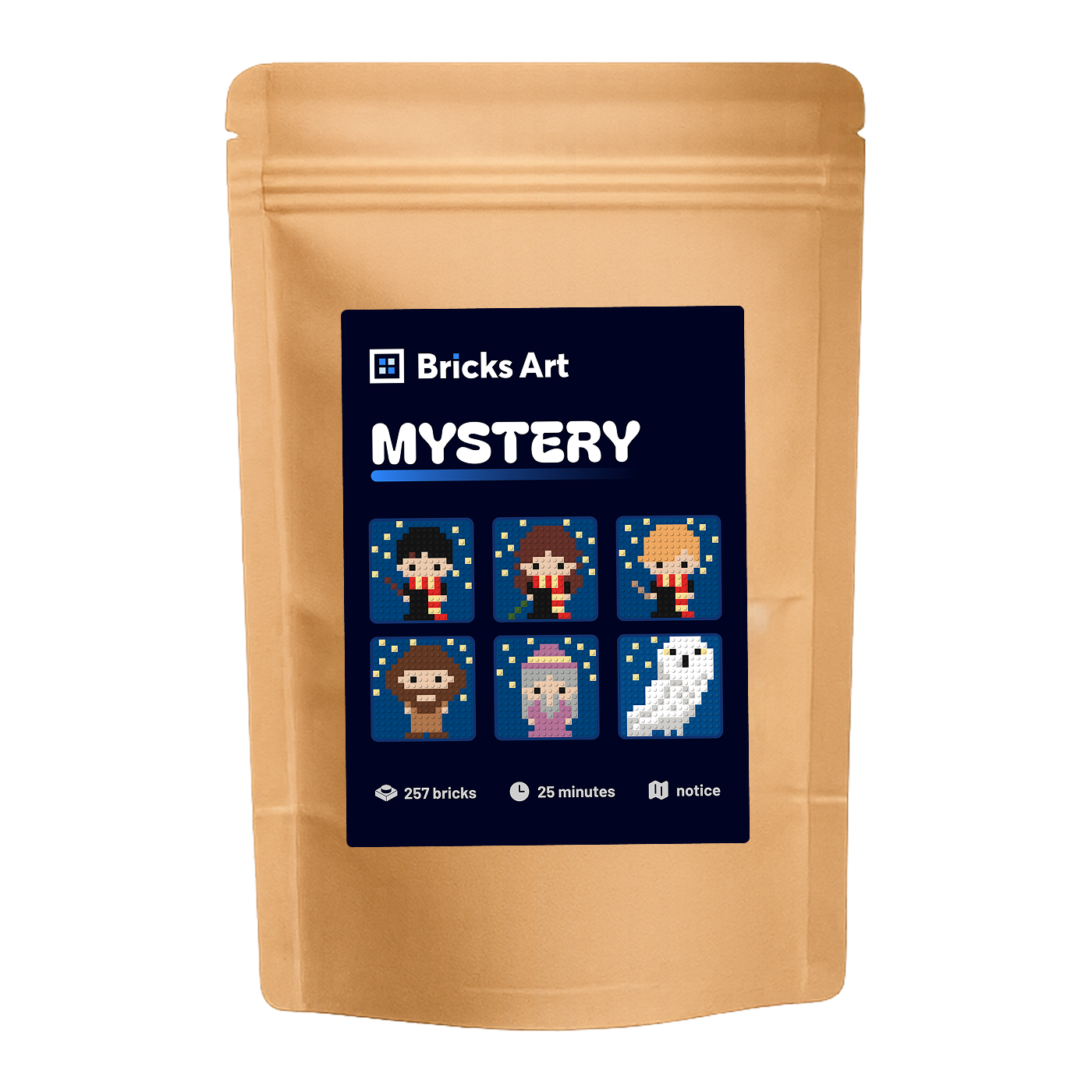 Pixel art mystère - Collection SORCIERS