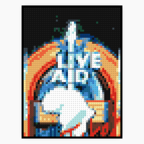 Affiche Live Aid 1985