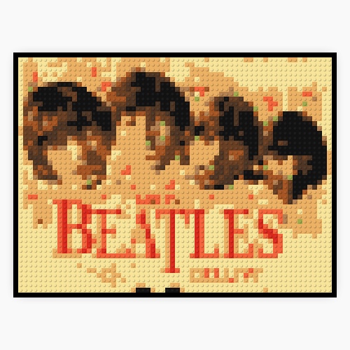 Affiche Beatles tournée USA