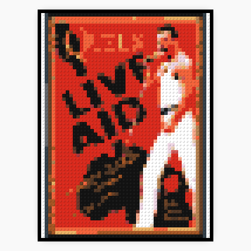 Affiche Live Aid 1985