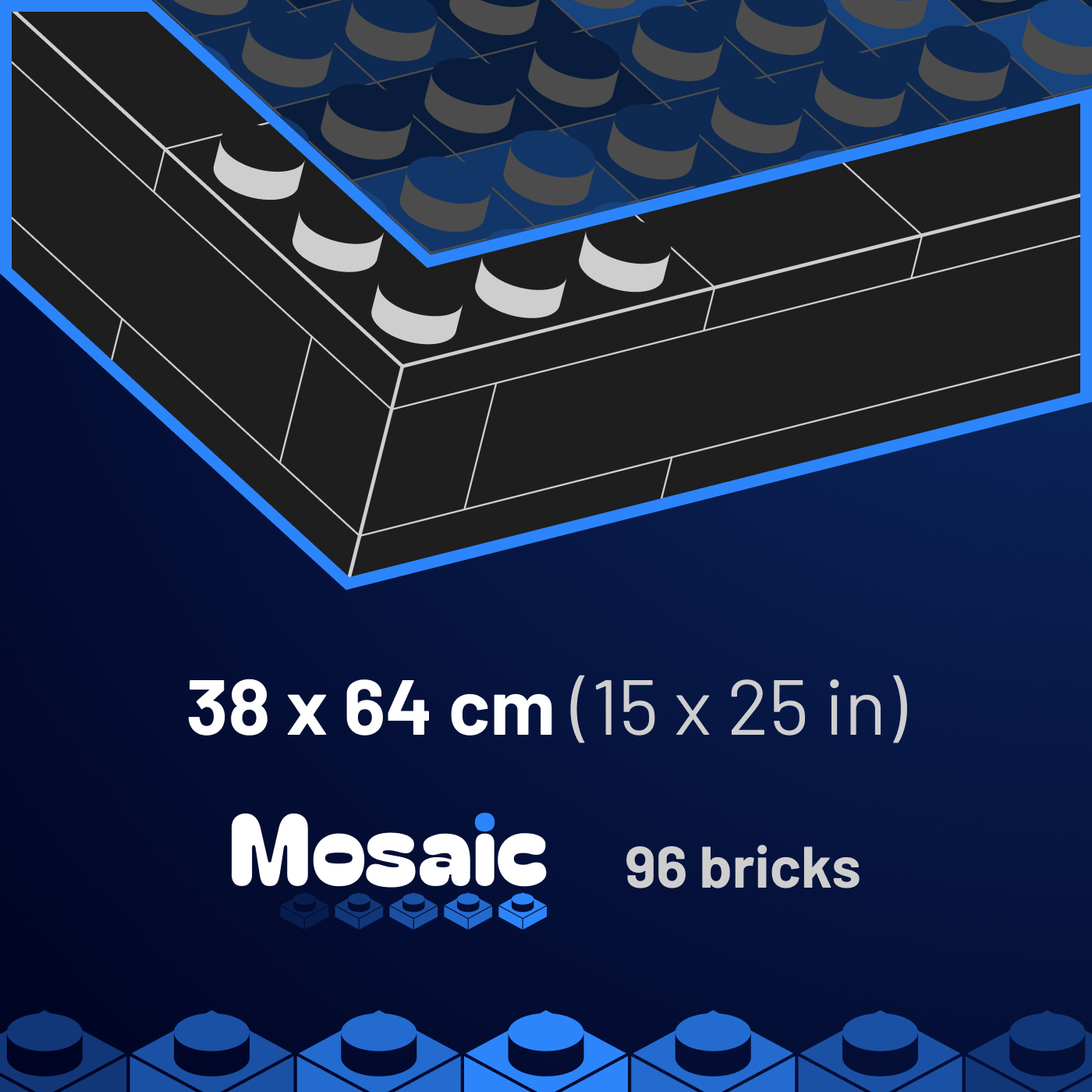 MOSAIC-kuvakehys - 38 x 64 cm (15 x 25 in)
