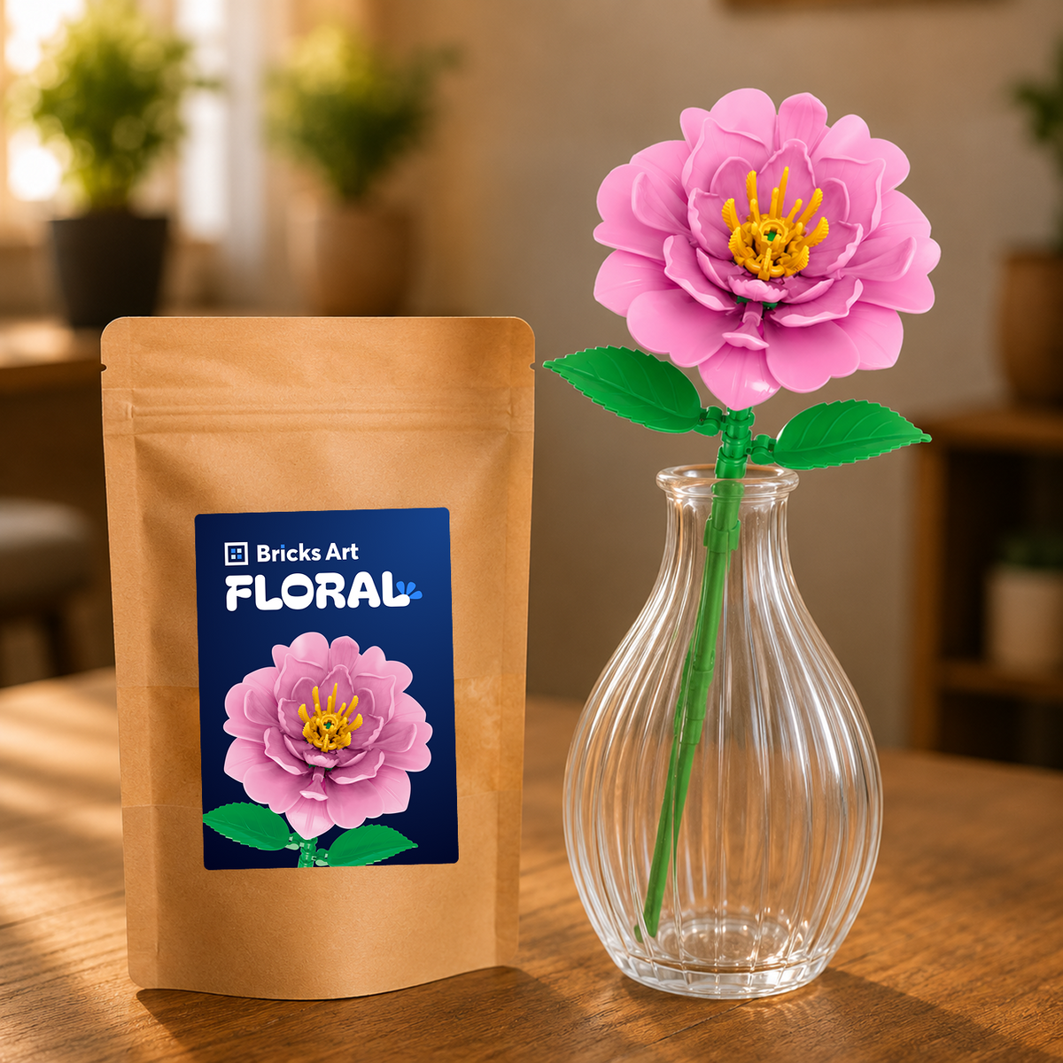 Pink peony